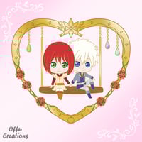 Image 2 of Shirayuki-hime Swinging Enamel Pin
