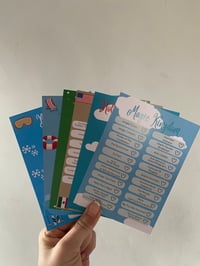 Image 2 of Ride Tick list Sheets 