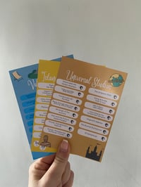 Image 3 of Ride Tick list Sheets 