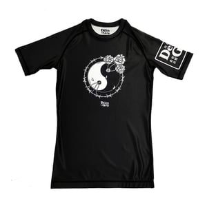 Image of 'Peaceful Warrior' rashguard.