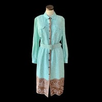 Image 1 of Oscar de la Renta Shirt Dress Medium