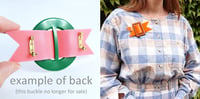 Image 5 of 1970s Inspired Vintage Buckle Brooches