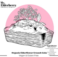 Elderflower Crunch Cake (Vegan + GF) 