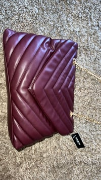 Image 1 of Burgundy bag