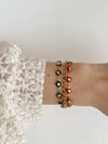 Bracelet Chaine Oeil Rouge 