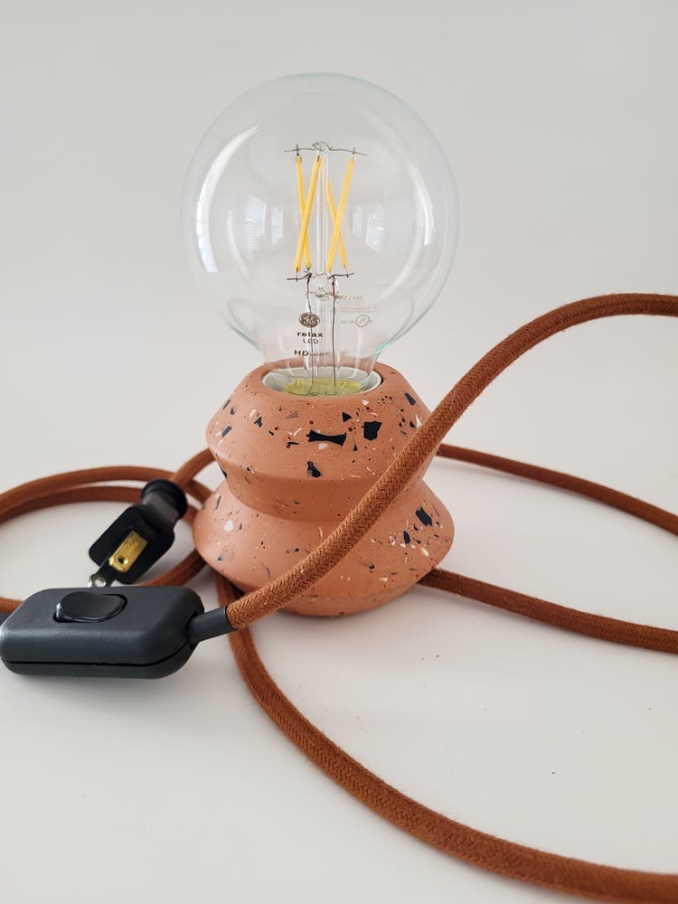 Image of Lampe Diamant Rouille