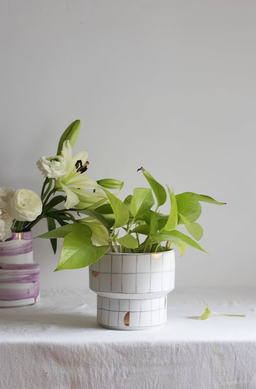 Image of Squares Plant Vase