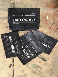 BLACK BAD ORDER PATCHES