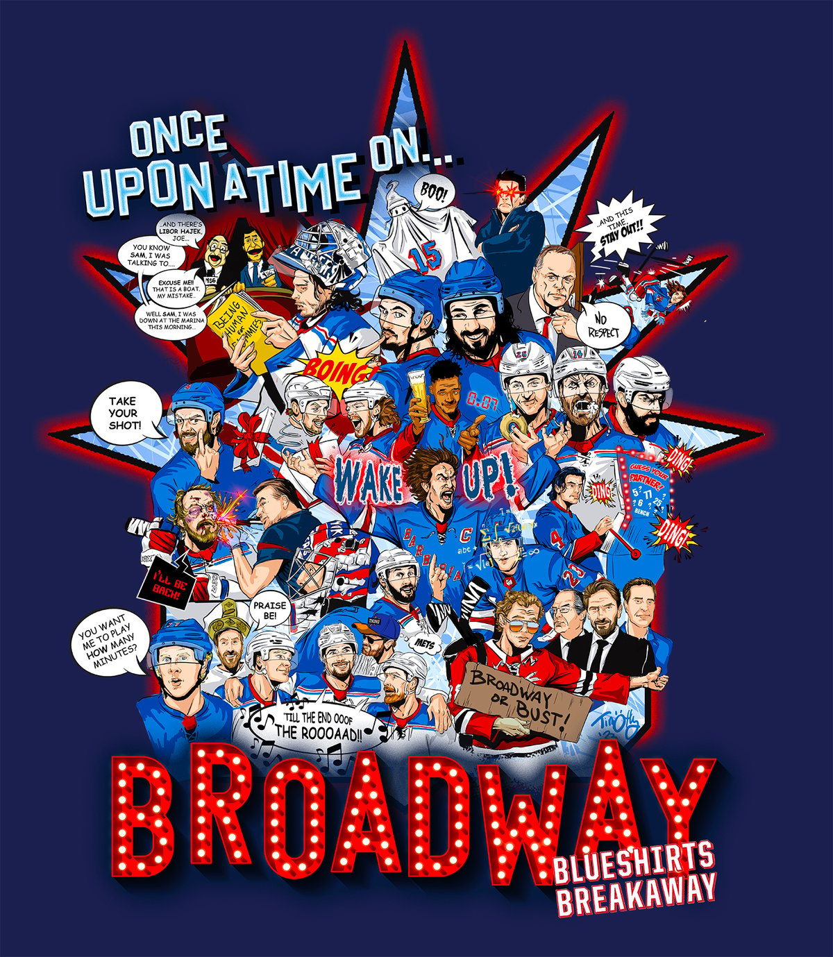Image of Once Upon a Time on Broadway Tee