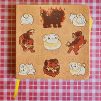 Image 1 of Fidough and Dachsbun Blank Notebook