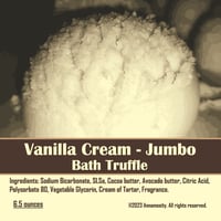 Image 1 of Vanilla Cream - Jumbo - Bath Truffles