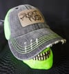 Gray and Green Trucker Hat