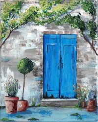 A Blue Door -Fine Art Print