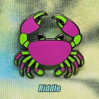 Image 3 of Carnival Crabs Pin