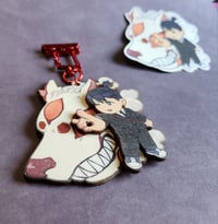 Image 2 of Aki and Fox Devil Wooden Charm