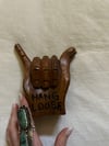 70s "hand-carved "Hang Loose" statue #4