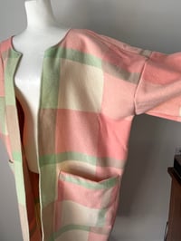 Image 4 of Blanket Coat Pink & Green