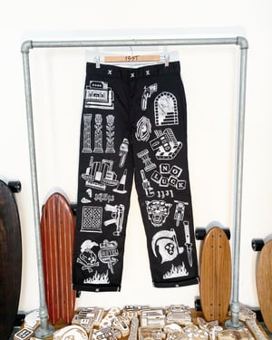 13ST x Dickies 874 Hand Printed no.5