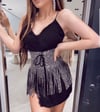 Midnight Fringe Belt 