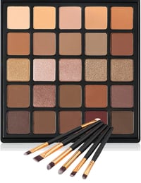 Image 1 of PROVERBS 31: EYESHADOW PALLET w/ 6 PIECE EYEBRUSH SET