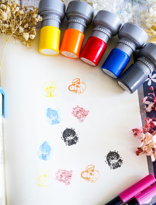 Image of Chainsaw Man Self Inking Stamp