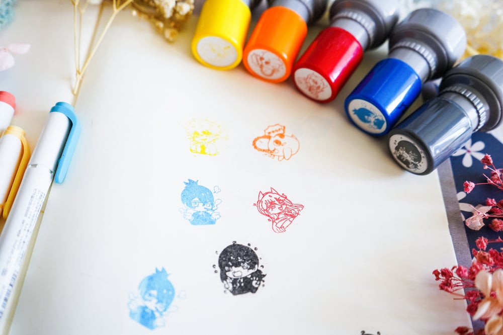 Image of Chainsaw Man Self Inking Stamp