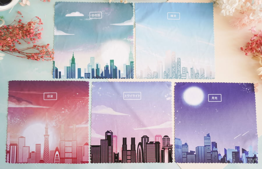 Image of City Skies Microfiber Cloths