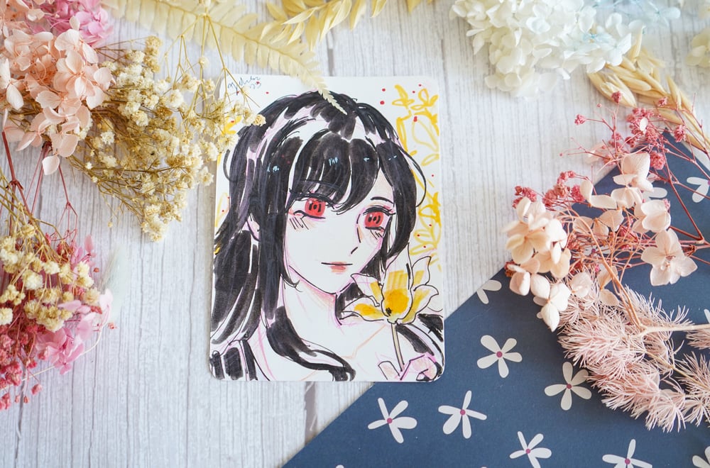 Image of FF7 Tifa Lockhart Original Art