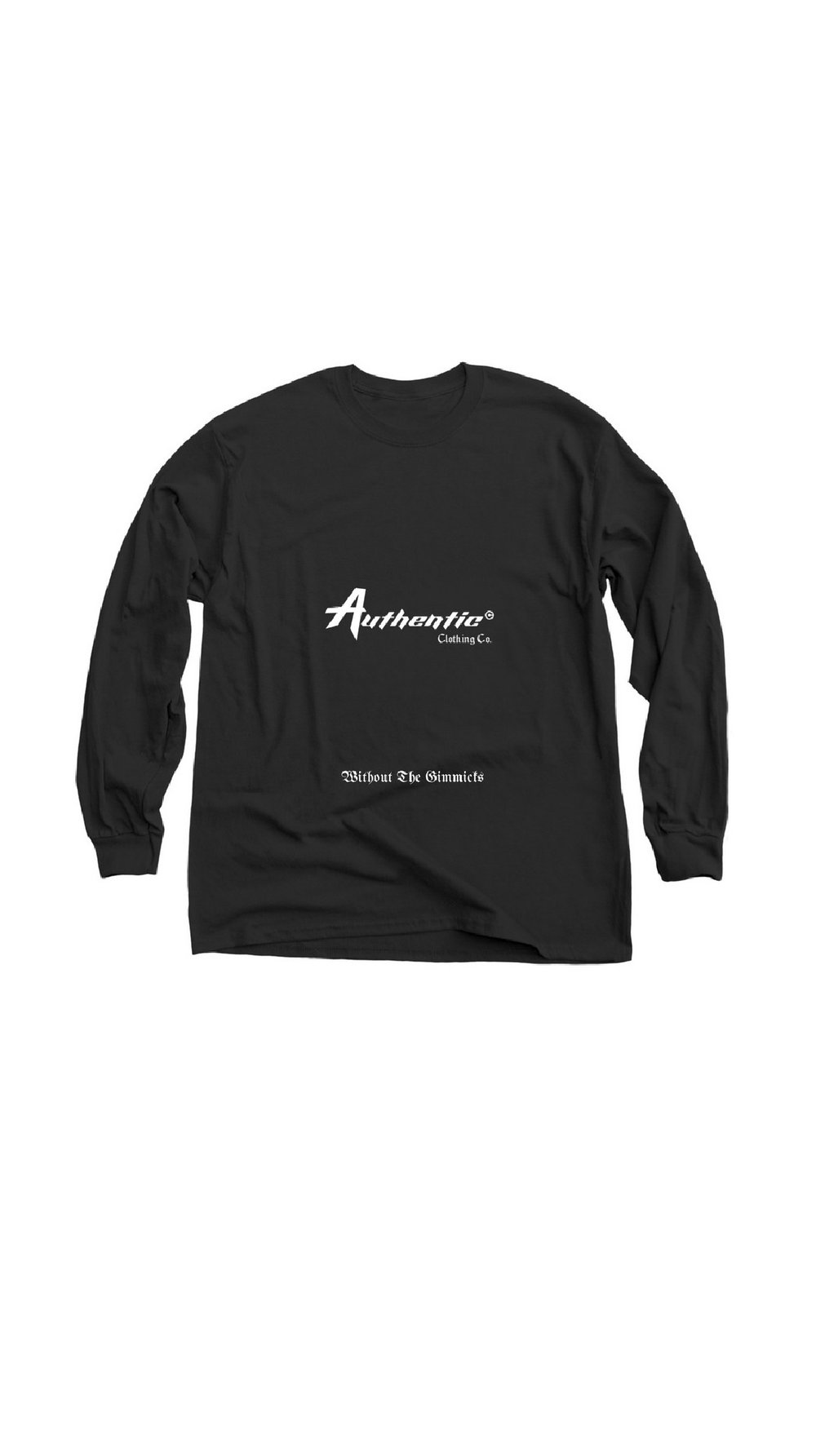 Authentic Clothing Co. Large Print Long sleeve Tee