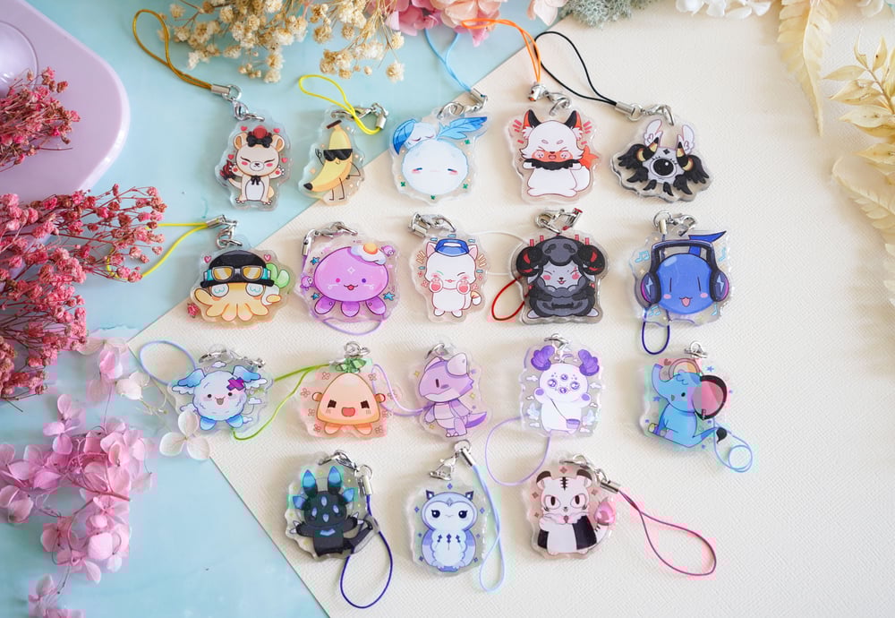 Image of NIJISANJI EN Mascot Acrylic Phone Charms