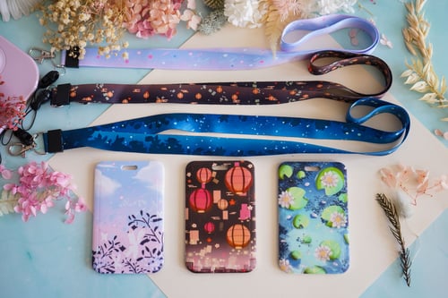 Image of Twinkling Moments Cardholders + Lanyard Collection