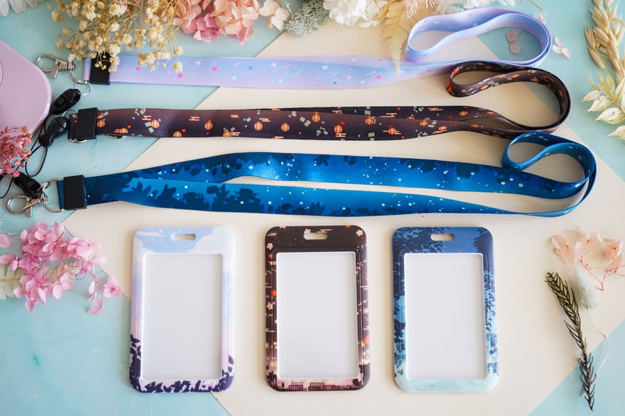 Image of Twinkling Moments Cardholders + Lanyard Collection