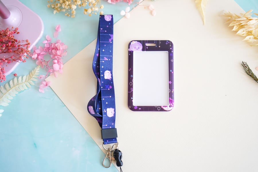 Image of Nijisanji Stargazer Cardholder + Lanyard