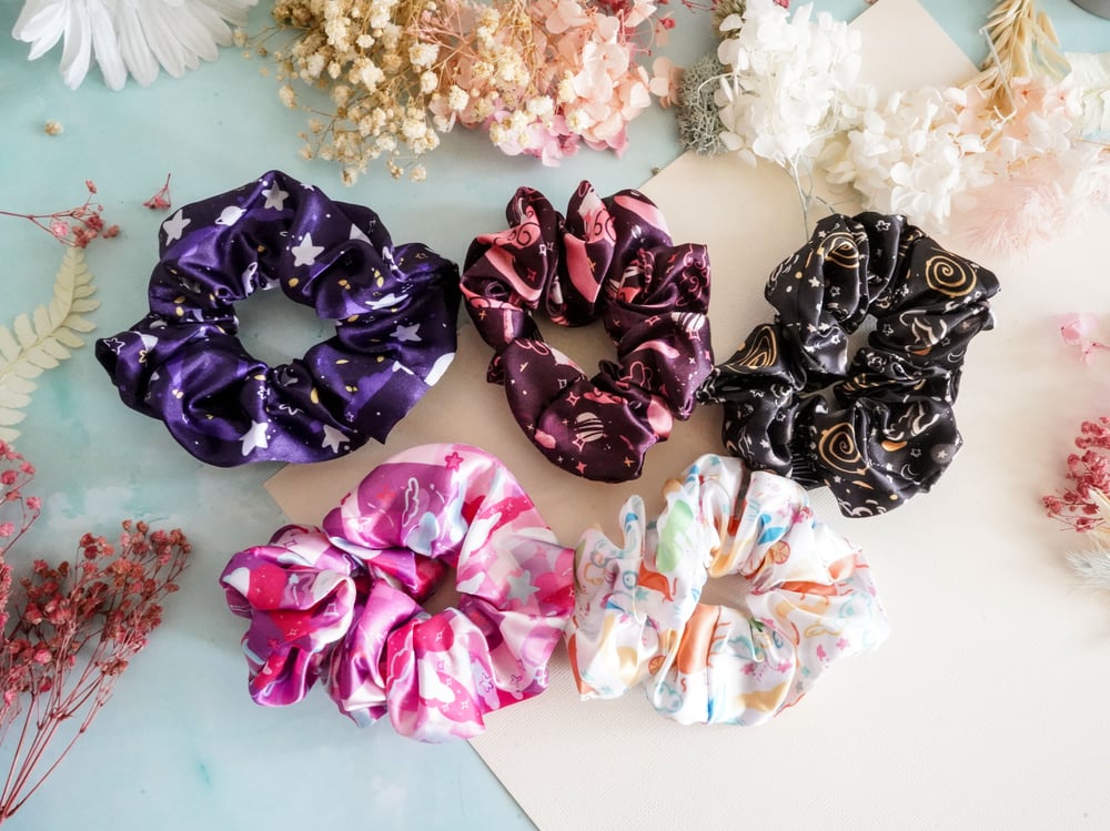 Image of Pleasant Skies Scrunchie Collection