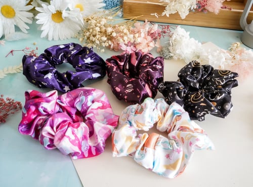 Image of Pleasant Skies Scrunchie Collection