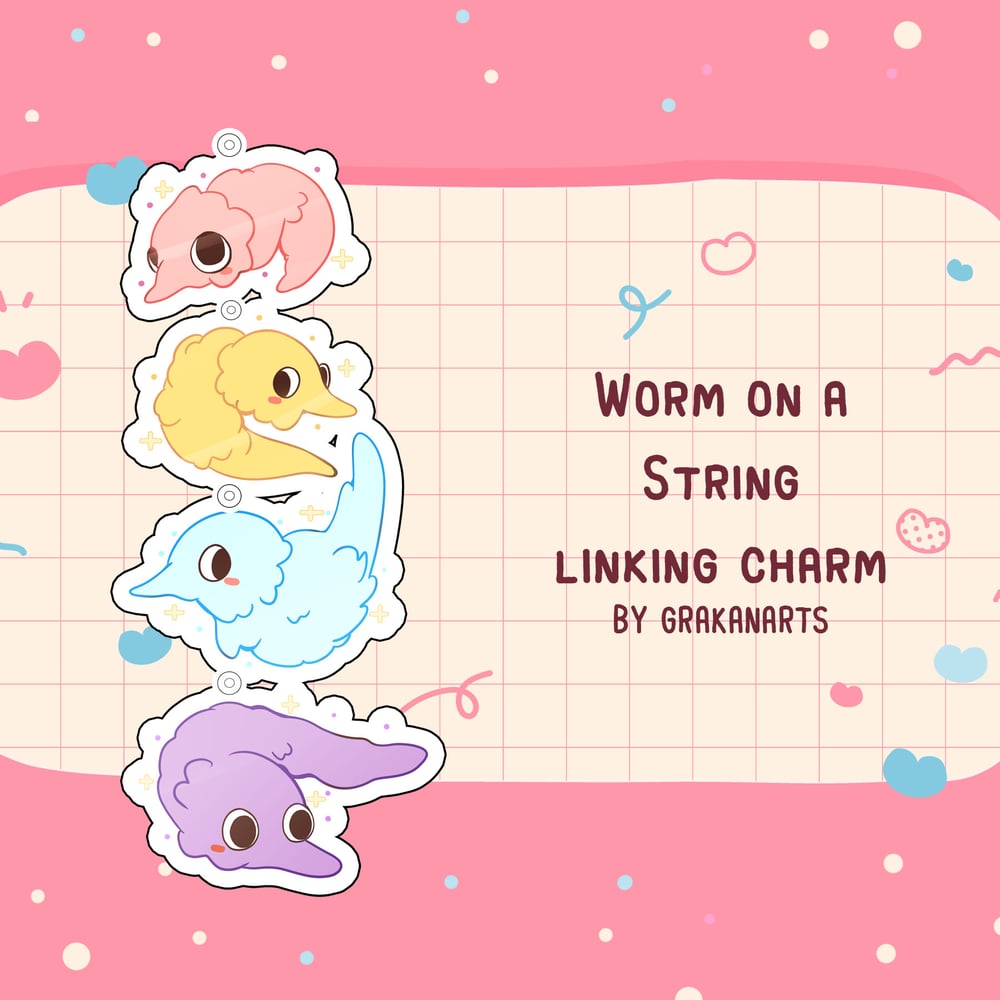 Image of Worm on a String Linking Charm