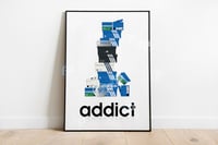 Addict Trainer / Sneaker Stack Poster- Digital Download
