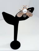 Gold Honeybee Fashion Brooch 