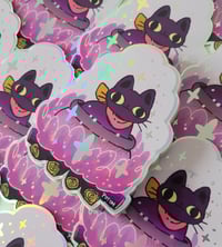 Image 2 of Lachs - Holographic Sticker