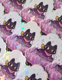 Image 4 of Lachs - Holographic Sticker
