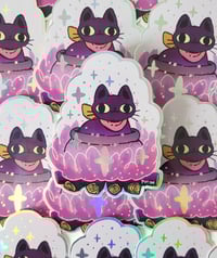 Image 3 of Lachs - Holographic Sticker