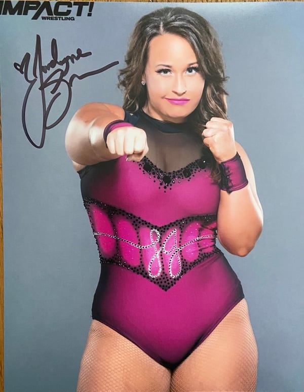 Image of Official Signed Jordynne Grace 8x10 - Pink Power