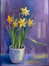 Daffodils | Small oil painting | 25x32 cm