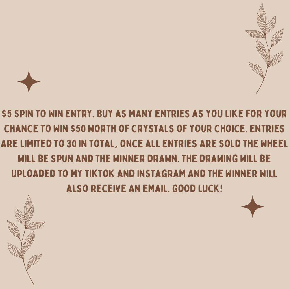 Image of $5 spin to win entry