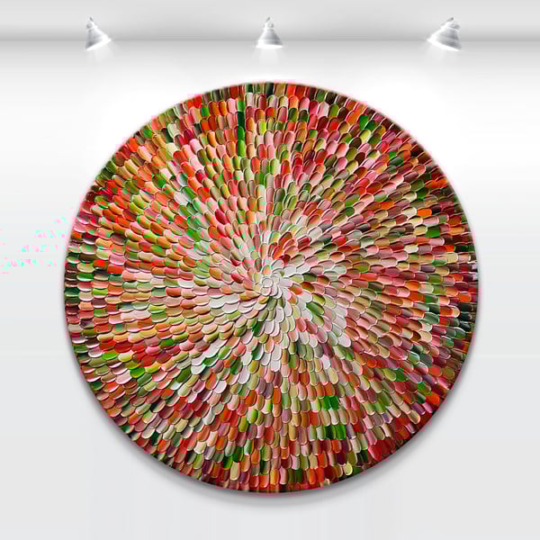 Image of Ruby II - 90x90cm