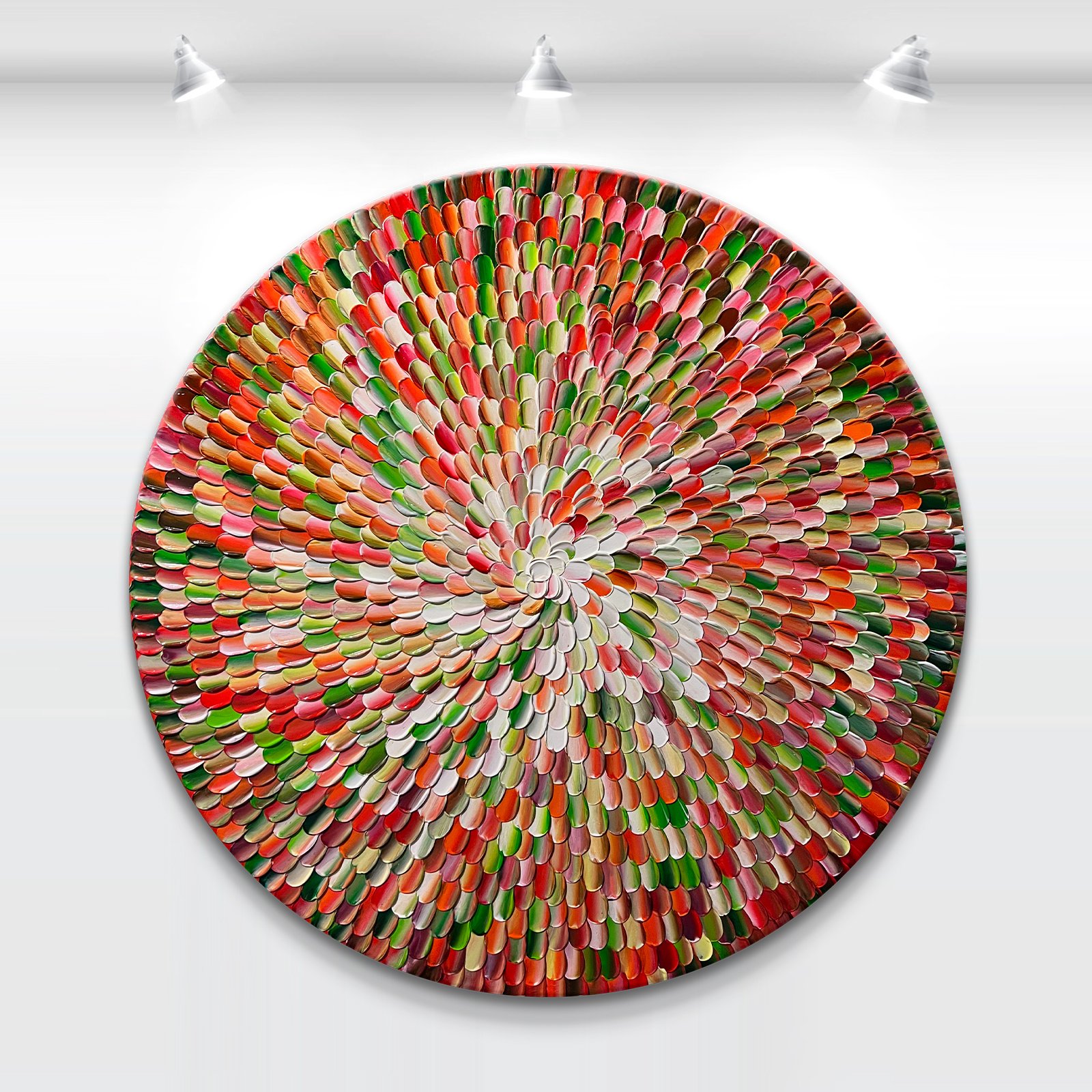 Ruby II - 90x90cm | Tat Georgieva ONLINE GALLERY