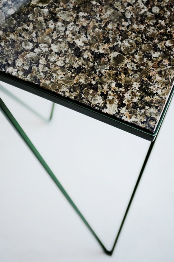 Image of Ex-display Deep Green Granite giraffe Console Table 