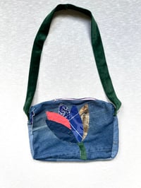Image of the grow together cut and sew denim bag 