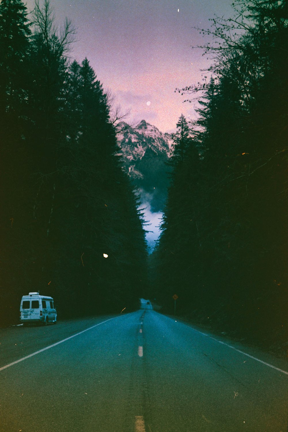 Image of Nightfall on the Mountain.