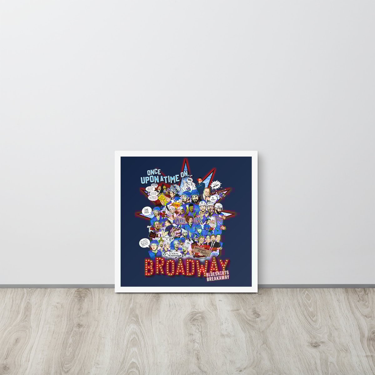 Image of Once Upon a Time on Broadway Framed Poster